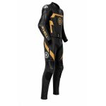 Kvell Sports Black & Gold Two-Piece Motorcycle Leather Racing Suit - Image 3