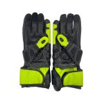 Kvell Sports Volt-X Pro Neon Yellow & Blue Motorcycle Racing Gloves - Image 3