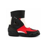 Red & Black Motorcycle Street Riding Shoes with Ankle Protection - Kvell Sports - Image 3
