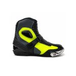 Black & Neon Motorcycle Street Riding Shoes with Ankle & Toe Protection - Kvell Sports - Image 2