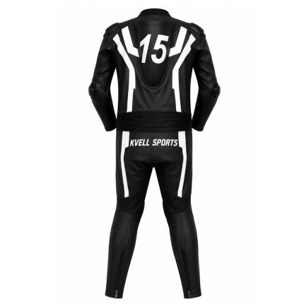 Kvell Sports Triumph Black White Motorcycle Racing Suit