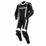 Kvell Sports Triumph Black White Motorcycle Racing Suit