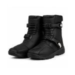 Kvell Sports UrbanRider Pro black motorcycle touring boots with dual buckle closures