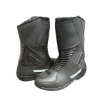 Black Motorcycle Waterproof Touring Boots  - Kvell Sports - Image 2
