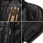Kvell Sports Heritage Cafe Racer Leather Jacket - Image 3